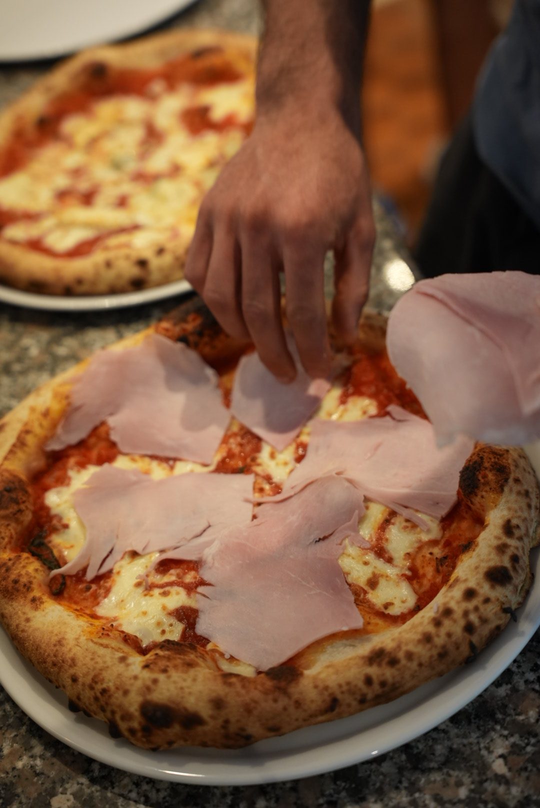 Pizza au jambon de Parme